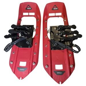 MSR‎ Denali Snowshoes - RED made in USA 22x8" MOUNTAIN SAFETY RESEARCH